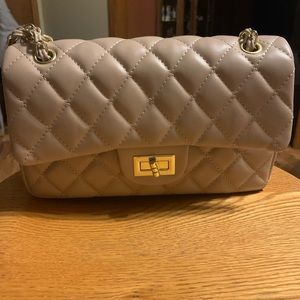 Beige handbag